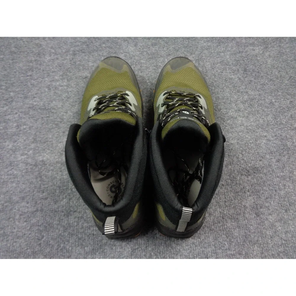 Keen Zionic NXT Mid Mens Hiking Shoes 10.5 Waterproof Boots Green Black Tan